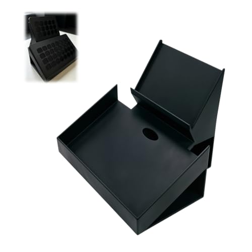 Dual Vertical Holder Compatible with Stream Deck XL and Standard Models, Desktop Stand Mount for Dual Controller Setup, Space Saving Organizer Accessory for Streaming, Gaming and Creative Workstations