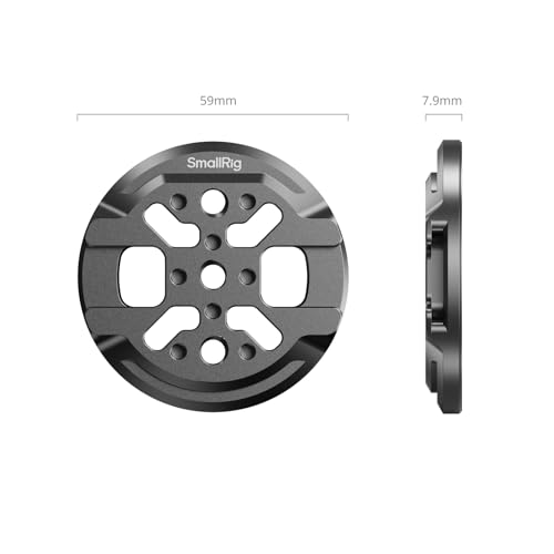 SMALLRIG Magnetic Phone Mount Plate for iPhone 17/16/15/14/13 | with Cold Shoe Mount & 1/4"-20 Threaded Hole, for DJI Mic 2, Vlogging, Live Streaming, Smartphone Filming - size: Phone Mount Plate