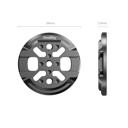 SMALLRIG Magnetic Phone Mount Plate for iPhone 17/16/15/14/13 | with Cold Shoe Mount & 1/4"-20 Threaded Hole, for DJI Mic 2, Vlogging, Live Streaming, Smartphone Filming - size: Phone Mount Plate