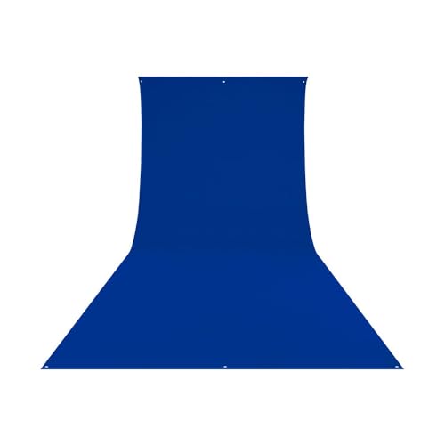 Westcott Wrinkle-Resistant 9' x 20' (2.75 x 6.1m) Backdrop for Photoshoots, Group Portraits, & Photo Booths - Portable and Travel Friendly (Royal Blue/Chroma) - color: Royal Blue / Chroma Key Blue