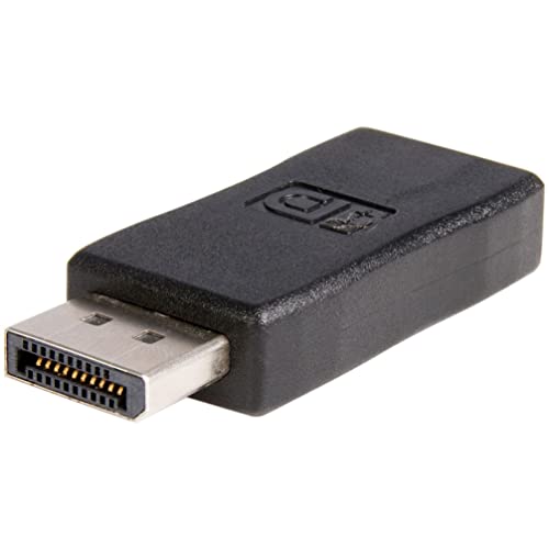 StarTech Compact DisplayPort to HDMI Adapter, 1080p, Passive (DP2HDMIADAP) | VESA Certified, 1920 x 1200, Monitor/display/projector, DP++ source, 7.1ch audio, HDCP 1.4, DP 1.2, DP male to HDMI female - size: 0.4" x 0.7" x 2.2"