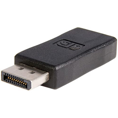 StarTech Compact DisplayPort to HDMI Adapter, 1080p, Passive (DP2HDMIADAP) | VESA Certified, 1920 x 1200, Monitor/display/projector, DP++ source, 7.1ch audio, HDCP 1.4, DP 1.2, DP male to HDMI female - size: 0.4" x 0.7" x 2.2"