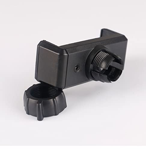 VizGiz 2 Pack Ring Light Phone Holder Replacement Clamp 17mm Rotate Ball Hole Clip Base for Hose Gooseneck Support Stand Live Broadcast Tripod Monopod Mount Attachment Cradle