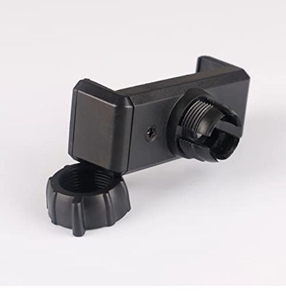 VizGiz 2 Pack Ring Light Phone Holder Replacement Clamp 17mm Rotate Ball Hole Clip Base for Hose Gooseneck Support Stand Live Broadcast Tripod Monopod Mount Attachment Cradle
