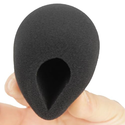 6 Pack Foam Mic Cover for Shure SM58 SM48 and Most Ball-Type Microphone, Handheld Microphone Windscreen Thick and Breathable Foam Microphone Protector Mic Wind Cover