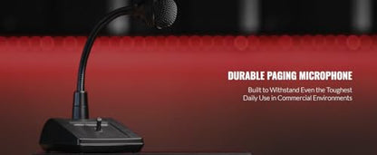 Pure Resonance Audio PTT1 Desktop Push to Talk Microphone