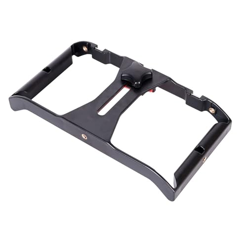 Phone Video Camera Cage Film Making Rig Hand Grip Bracket with Cold Shoe Mount 1/4in Screw for Smartphone Video Vlog Recording