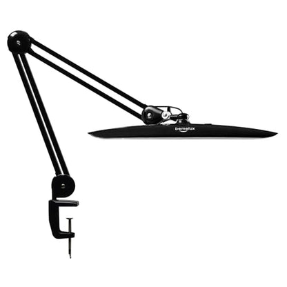 20 Inch LED Desk Lamp with Clamp, 20W 2200 Lumens, 4 Bightness Levels 3 Color Temperatures, Eye-Caring Working Reading Lamp (Black, CCT) - size: BLACK-CCT-Non Protective