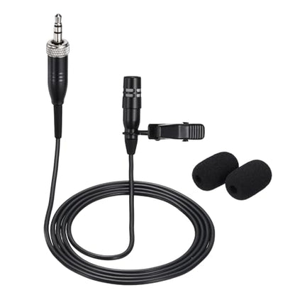 MECCANIXITY Lavalier Lapel Microphone, 3.5mm Female Screw Plug Condenser Collar Microphone 1m Wired Unidirectional Condense Mini Lapel Mic for Presenters Musicians Actors - style: 3.5mm Female Screw Plug