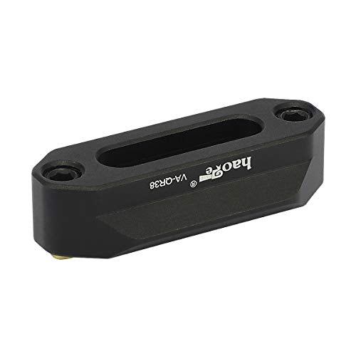 Haoge VA-QR38 Quick Release NATO Rail Plate with 1/4'' Screws for Camera Cage Cheese Plate fit NATO-Compatible Handle Clamp Articulating Arms Monitor Mount - color: 46mm NATO Rail
