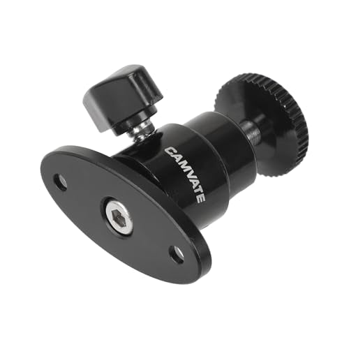 CAMVATE 1/4"-20 Mini Ball Head with Ceiling Mount for CCTV & Video Mount