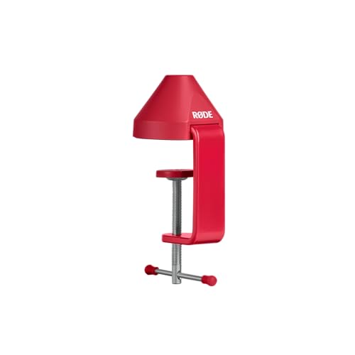 RØDE PSA1+ Professional Studio Arm with Spring Damping and Cable Management (Red) | Silent, Fully-Damped Parallelogram Spring Arm, Supports 94g-1.2kg, 37/34 Reach, Integrated USB and Xlr Cable Management - color: Red