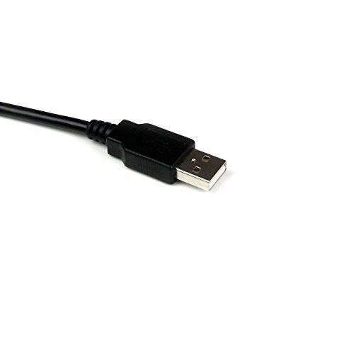 StarTech 5ft USB 2.0 Extension Cable, USB-A M/F (USBEXTAA5DSK) - color: Black, size: 5 feet (1-Pack), style: USB 2.0