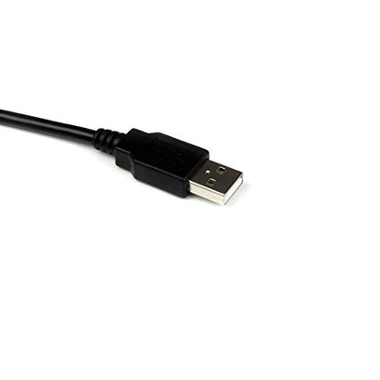 StarTech 5ft USB 2.0 Extension Cable, USB-A M/F (USBEXTAA5DSK) - color: Black, size: 5 feet (1-Pack), style: USB 2.0