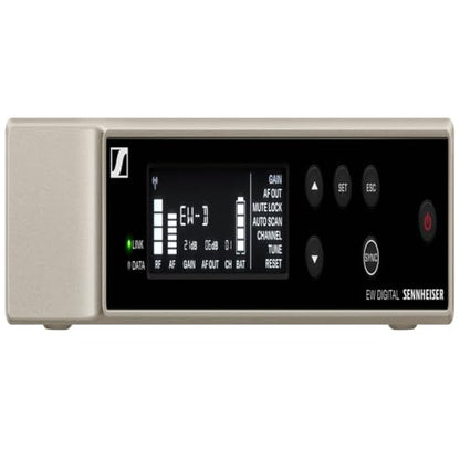 Sennheiser Pro Audio EW-D ME2 Lavalier Microphone Set, XLR Connectivity, 56 MHz Bandwidth, Automated Setup, UHF Transmission, Noise Elimination, Interference Reduction, Reliable Connections - style: R1-6