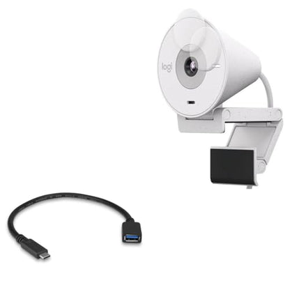 BoxWave Cable Compatible with Logitech Brio 300 - USB Expansion Adapter, Add USB Connected Hardware to Your Phone