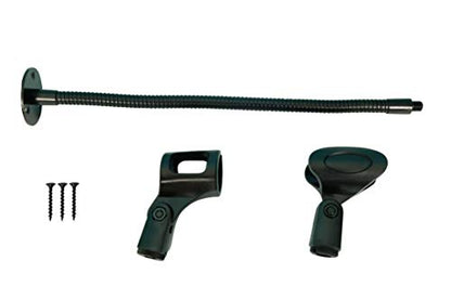 SpinTech Desk Mounted Adjustable Gooseneck for Microphone Mount that Screws in to Tables Podiums (13)