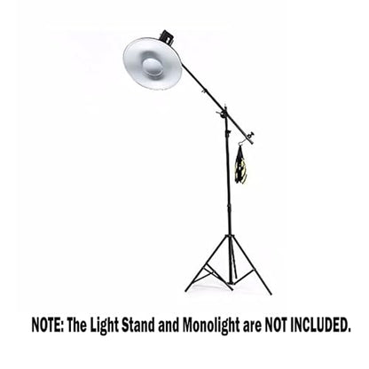 Godox 16.5inch/42cm White Beauty Dish Bowens Mount Reflector w/White Diffuser, Light Modifier for Bowens Mount Studio Strobe Flash Light Monolight for Godox SK400II, AD600Pro, AD600BM, MS300 - color: white