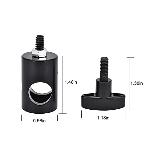 4PCS Light Stand Adapter Aluminum Rapid Adapter | 1/4" Screw, DSLR Mount Bracket, Multi Functional, Photo Studio, Light Stand Tip Boom Arm