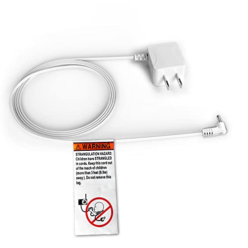 HelloBaby Official Replacement Baby Monitor Charger for HB6550/HB6560/HB50-5v Baby Monitor Power Cord Adapter, Charging Cable Cord for HelloBaby (2022+ Models) with Charging Safety Certification - size: 6.6ft power charger