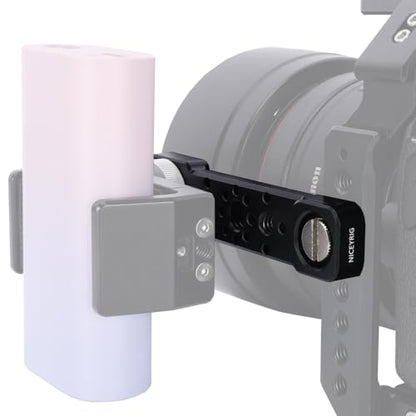 NICEYRIG Cheese Plate Cold Shoe Bar for ARRI Locating Hole - 609 | Camera Accessory Easy Expansion Bracket Applicable for Power Bank Clamp, Field Monitor Mount, Magic Arm, Microphone, LED