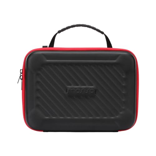 MOSISO Camera Case Compatible with GoPro Hero 13/12/11/10/9/8/7, Hard Travel Carrying Case Compatible with AKASO EK7000/V50/Brave 4/7 LE/8, EVA Case with Snap Hook for Action Camera, Black - color: Black