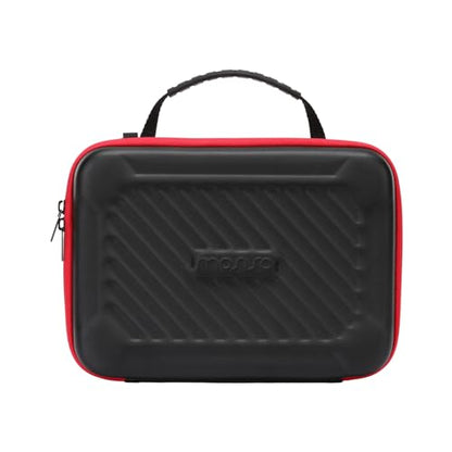 MOSISO Camera Case Compatible with GoPro Hero 13/12/11/10/9/8/7, Hard Travel Carrying Case Compatible with AKASO EK7000/V50/Brave 4/7 LE/8, EVA Case with Snap Hook for Action Camera, Black - color: Black