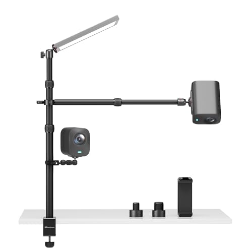 NearStream 2-Pack VM20 4K Wired Streaming Cameras with ST40 Stand & Clamp Mount – for Livestreaming, Video Creation, and Home Studio Use
