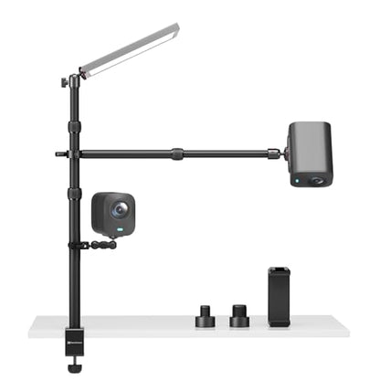 NearStream 2-Pack VM20 4K Wired Streaming Cameras with ST40 Stand & Clamp Mount – for Livestreaming, Video Creation, and Home Studio Use