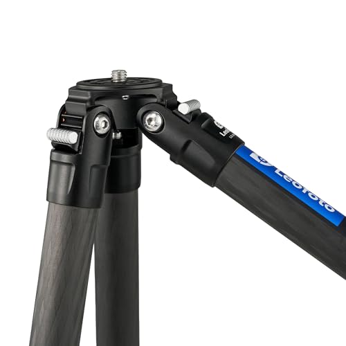 Leofoto Professional Camera Tripod, 45" Compact Carbon Fiber Tripod for DSLR Video Camcorder, 4 Leg Sections, 360° Ball Head, Max Load 6KG/13Lb (LS-224CX+LH-25) - color: LS-224CX+LH-25:Max Load 6KG-4 Sections