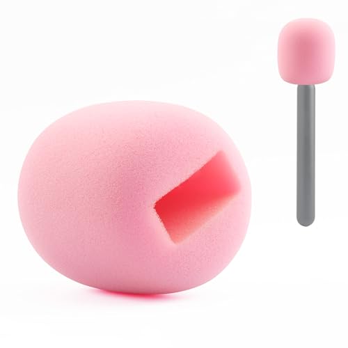 Pop Filter for DJI Mic 1 2 / DJI Pocket 2 / Pocket 3 / Rode Wireless Microphone Handheld Holder Stand Pink Windscreen - color: Pink