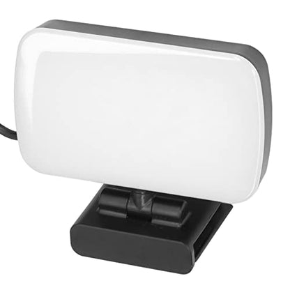 LED Fill Light Clip On Type, Video Conference Light with 10 Levels Adjustable Brightness, 360° Rotatable USB Powered Fill Lamp for Laptop Webcam Live Streaming