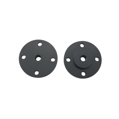 JianLing 2PCS Hot Shoe Mount Nut Adapter 1/4 Camera Mounting Base with Screws B16-D40 40mm Surveillance Stabilization Flash Accessory for Tripod Monopod Equipment