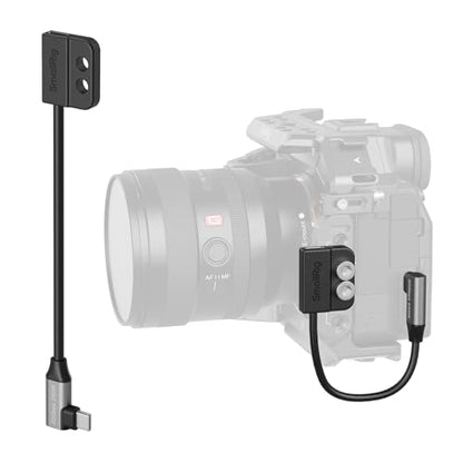 SMALLRIG USB-C Cable Male to Female [20Gbps, 240W], with 1/4''-20 Screws for Camera Cage, L-Shape Mount Plate, USB 3.2 Gen 2x2 Fast Data Transfer & Power Delivery Cable - 5595 - style: Male to Female（Angled）