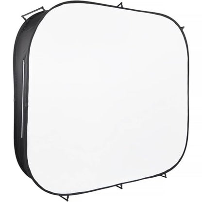 Glow 7 x 8 ft Illuminated White Photography Background, 2-in-1 White Backdrop & Rear Softbox for High-Key Portraits, Product Photos & Video, Carry Bag, 1-Year Limited Warranty - size: 7 x 8 ft