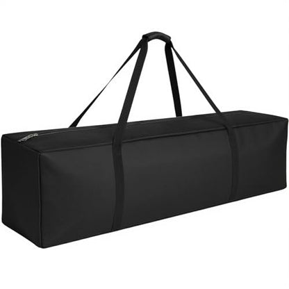 COOLBEBE 56" Sports Duffle Bag - 216L Extra Large Travel Duffel Luggage Bag with Upgrade 2-way Lockable Zippers, Sturdy & Water Resistant Long Duffle Bag for Camping Moving (Black 56inch) - size: 56" x 14" x 17"
