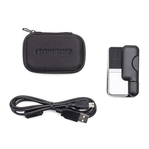 Samson GOMIC Go Mic Portable USB Condenser Microphone+Mounting Clip+Carry Case - style: USB Microphone
