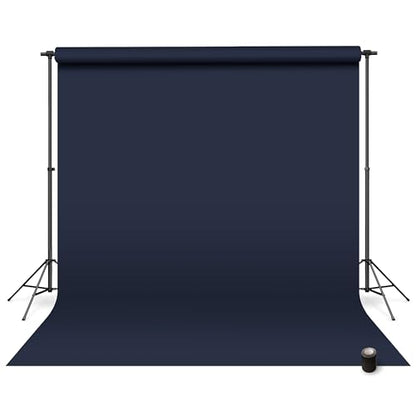 Denny Manufacturing - Seamless Paper Backdrop for Photography, Blue Seamless Paper Roll - Cobalt Blue (86 in x 36 ft) Includes Free Roll Black Gaffer Tape (2 in x 13 ft) - color: Cobalt Blue, size: 86 in x 36 ft