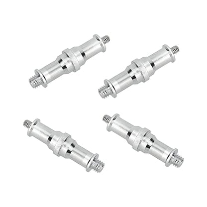 CAMVATE 1/4 to 3/8 Convertor Adapter Spigot Stud for Studio Light Stand | Ball Head, Wireless Flash Receiver, Trigger(4 Pieces)