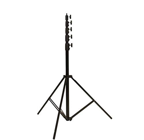 Glide Gear TST 20 Sky High 20' Tall Video Camera Tripod Stand – Air-Cushioned Telescoping Sections, Supports Up to 8 lbs – Ideal for Overhead Shots in Film & Photo - Stabilization Kit Included - size: TST 20 - 20 Ft. Tripod