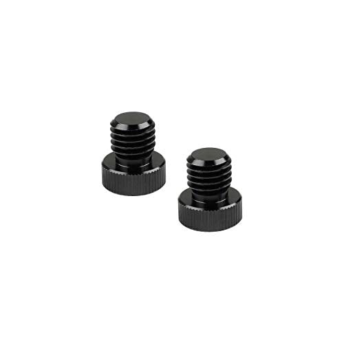 CAMVATE M12 Male to 1/4" Female Screw Adapter for 15mm Rod Plug(2 Pieces)