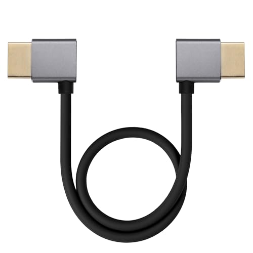 8K HDMI 2.1 Silicone Cable 48Gbps Ultra High-Speed Supports 8K@60Hz 4K@120Hz for Sony PXW-FS7/FS7K FX3 FX6 FX9 Canon XF305 XF300 XF705 C700 C500 Mark II Camera Black 3.28ft - color: Black left-right HDMI, size: 3.28FT