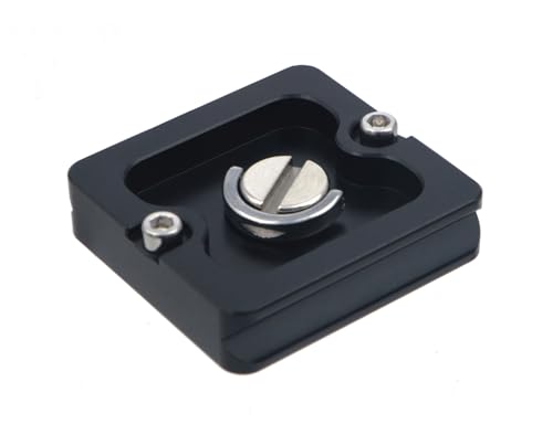 PU-40 40mm Universal Quick Release QR Plate with D-Ring Screw for Mini Tripod Monopod Ball Head DSLR Camera, Arca-Swiss Compatible