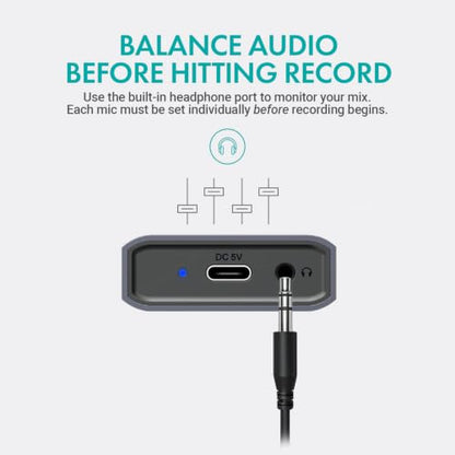 Movo 2-Person USB Podcast Bundle – 2 Condenser Mics, Case, and USB Hub | Plug-And-Play, No Drivers: Zoom, OBS, Audacity, Mac & Windows. Headphone Monitoring. For Interviews, Streaming, Classrooms. - style: with 2 Mics (Black)