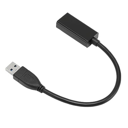 1080P 60HZ USB3.0 to HD Multimedia Interface Adapter Portable Video Converter for 7 8 10 PC, Black