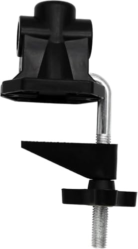 Black Replacement Heavy Duty Desk Clamp Clamp Base Adjustable for Microphone Arm Table Lamp Mount Holder Clamp Clamp Desk Lamp