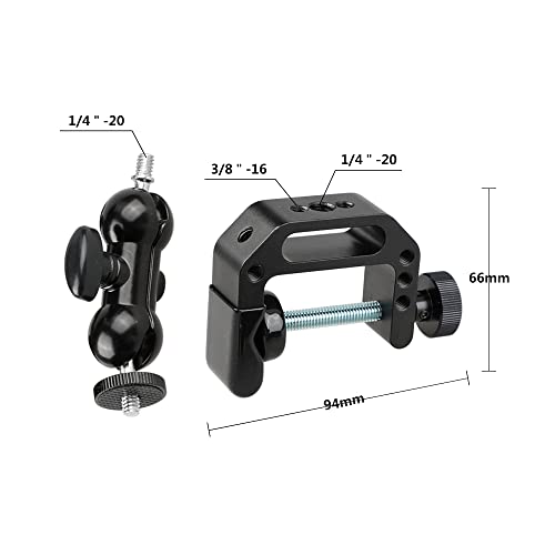 CAMVATE C Clamp Mount for DSLR Camera Led Video Light and Binoculars Holder