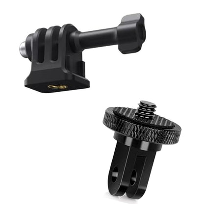 1/4" Adapter Screw Head Camera Mount Tripod Mount Adapter Metal | 1/4 Thread Tripod Adapter Metal for Gopro Hero, Osmo Action, insta360, Sjcam Action Camera Accessories, Selfie Stick Monopod