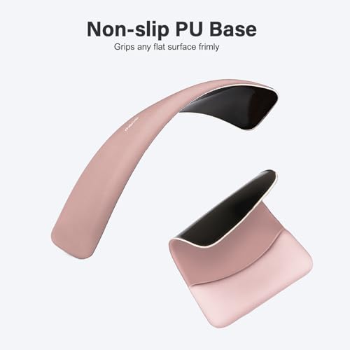 MOSISO Keyboard Mouse Pad Set, Large Gaming Mouse Pad&Rectangular Keyboard Wrist Rest&Mousepad with Wrist Rest&Coaster, Ergonomic Non-Slip&Easy Typing Pad with Curved Silicone Lining, Salmon Pink - color: Salmon Pink