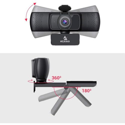 NexiGo N930P (Gen 2) 1080P Autofocus Webcam with Software, Microphone & Privacy Cover, HD USB Web Camera, for Zoom YouTube Skype FaceTime, PC Mac Laptop Desktop - style: 1080P Autofocus Webcam
